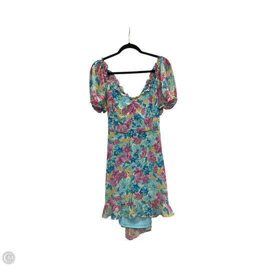 Dress Party Short By Show Me Your Mumu In Floral Print, Size: Xxl