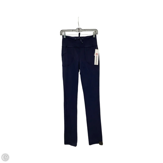 Athletic Pants By Lululemon In Navy, Size: 6