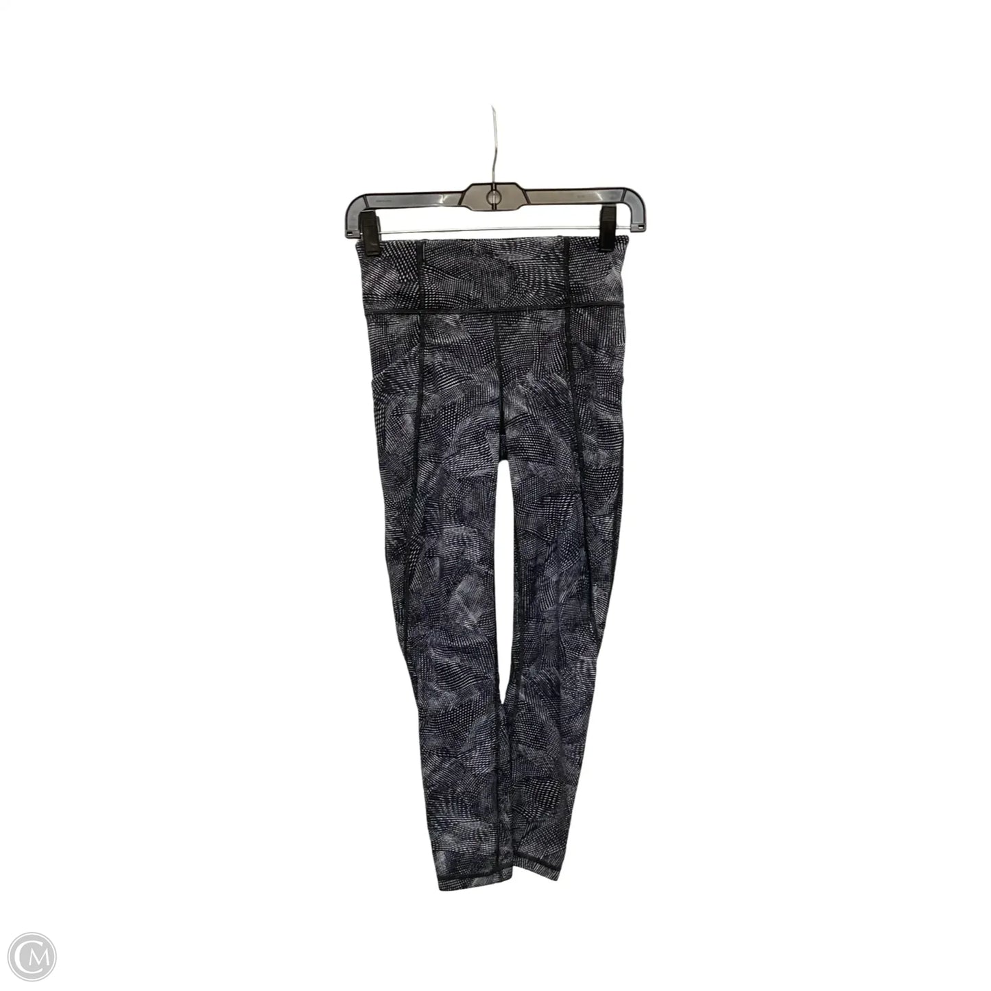 Athletic Leggings By Lululemon In Black & White, Size: 4