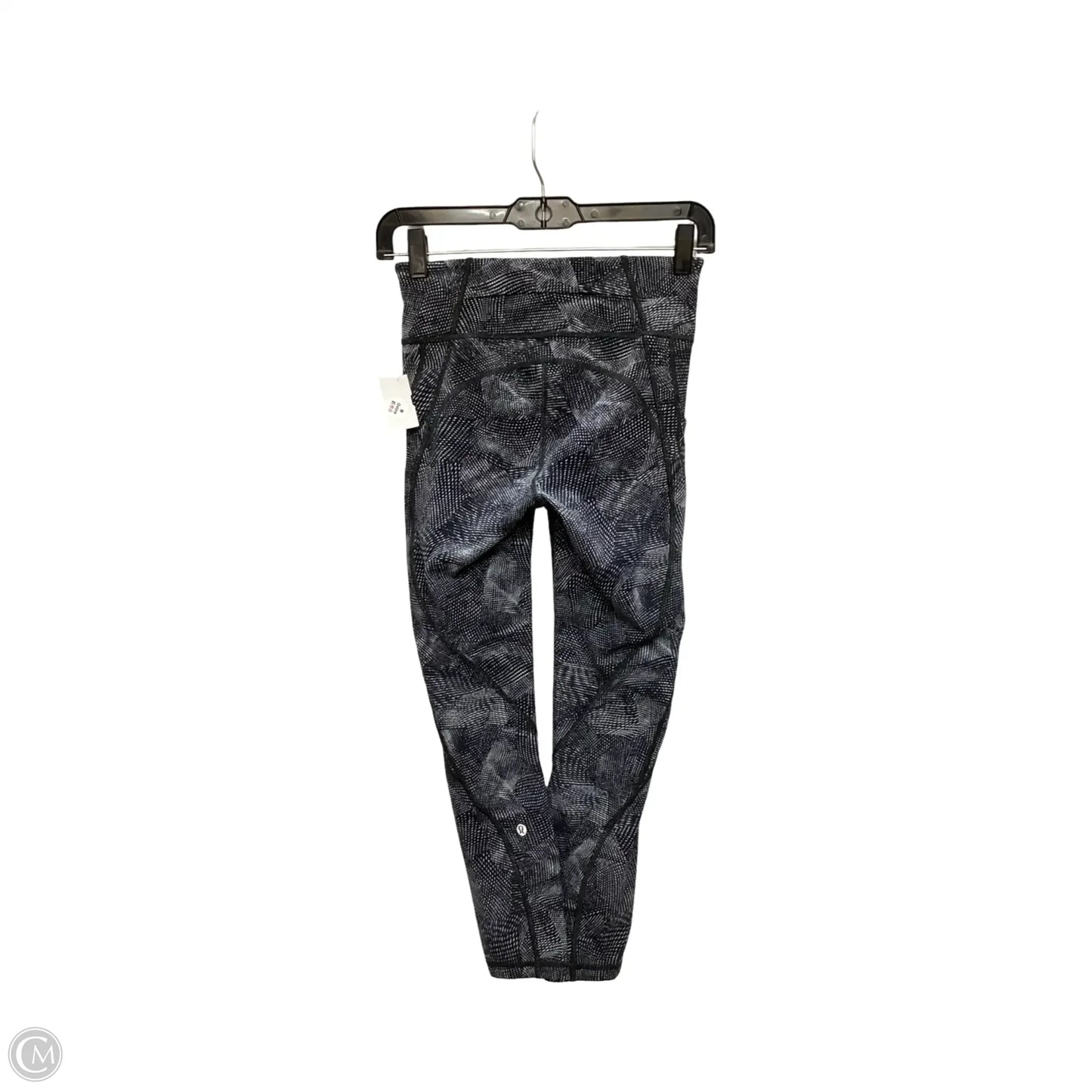 Athletic Leggings By Lululemon In Black & White, Size: 4