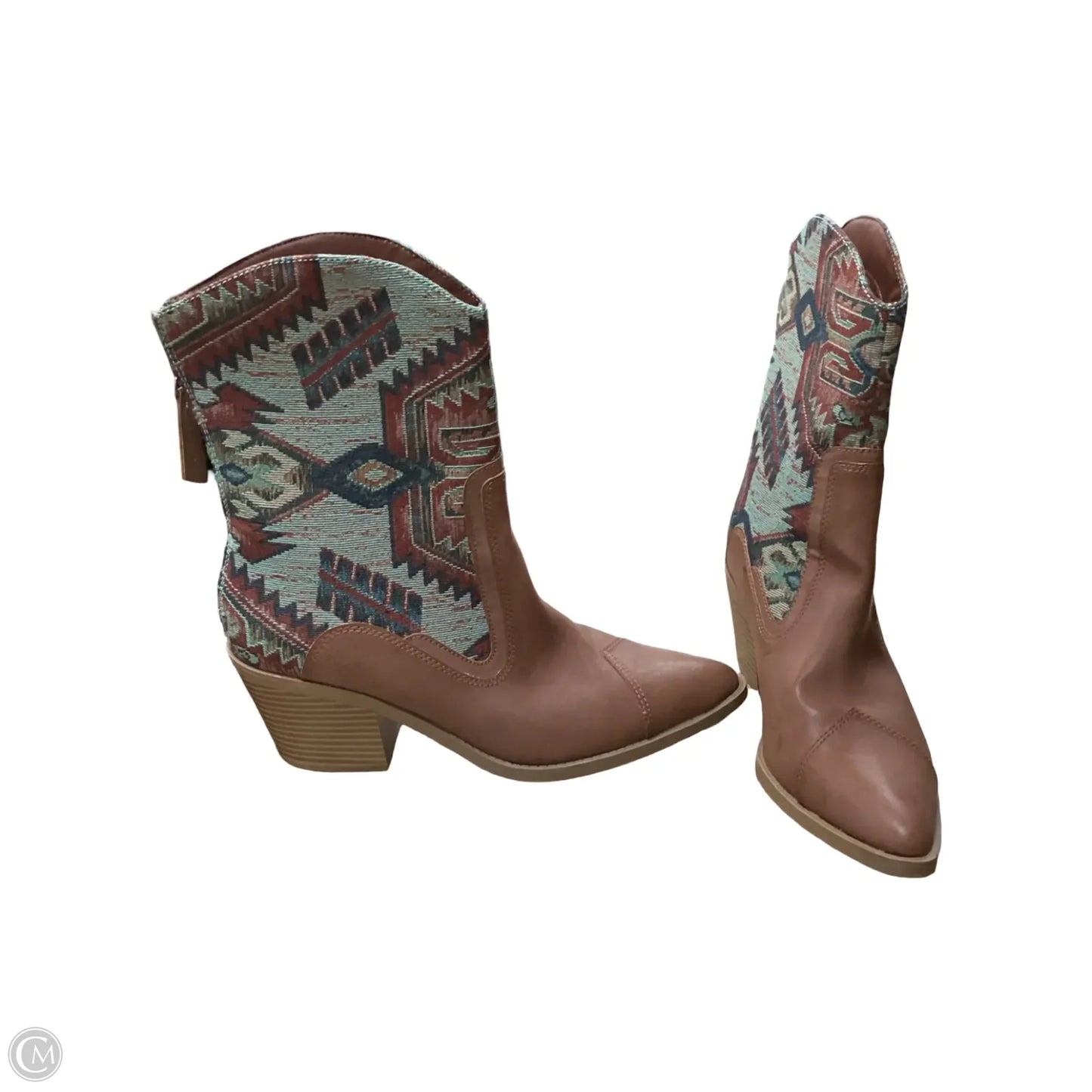 Boots Western By Wonderly In Teal, Size: 10