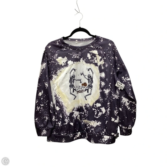 Sweatshirt Crewneck By Cmf In Grey, Size: M