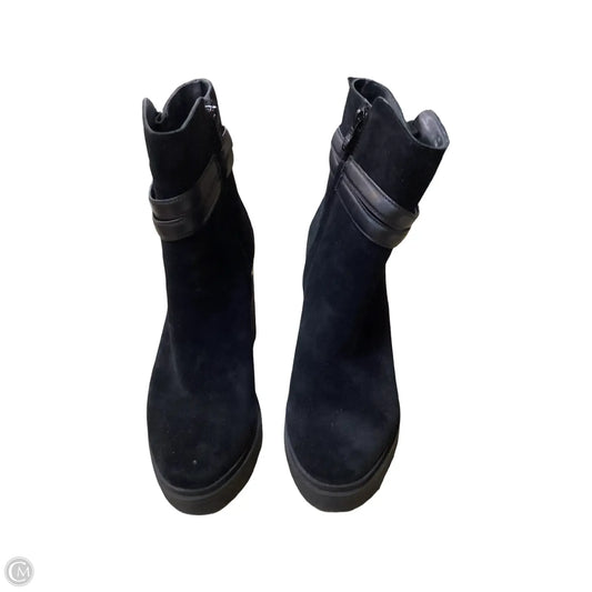 Boots Ankle Heels By Dkny In Black, Size: 7.5