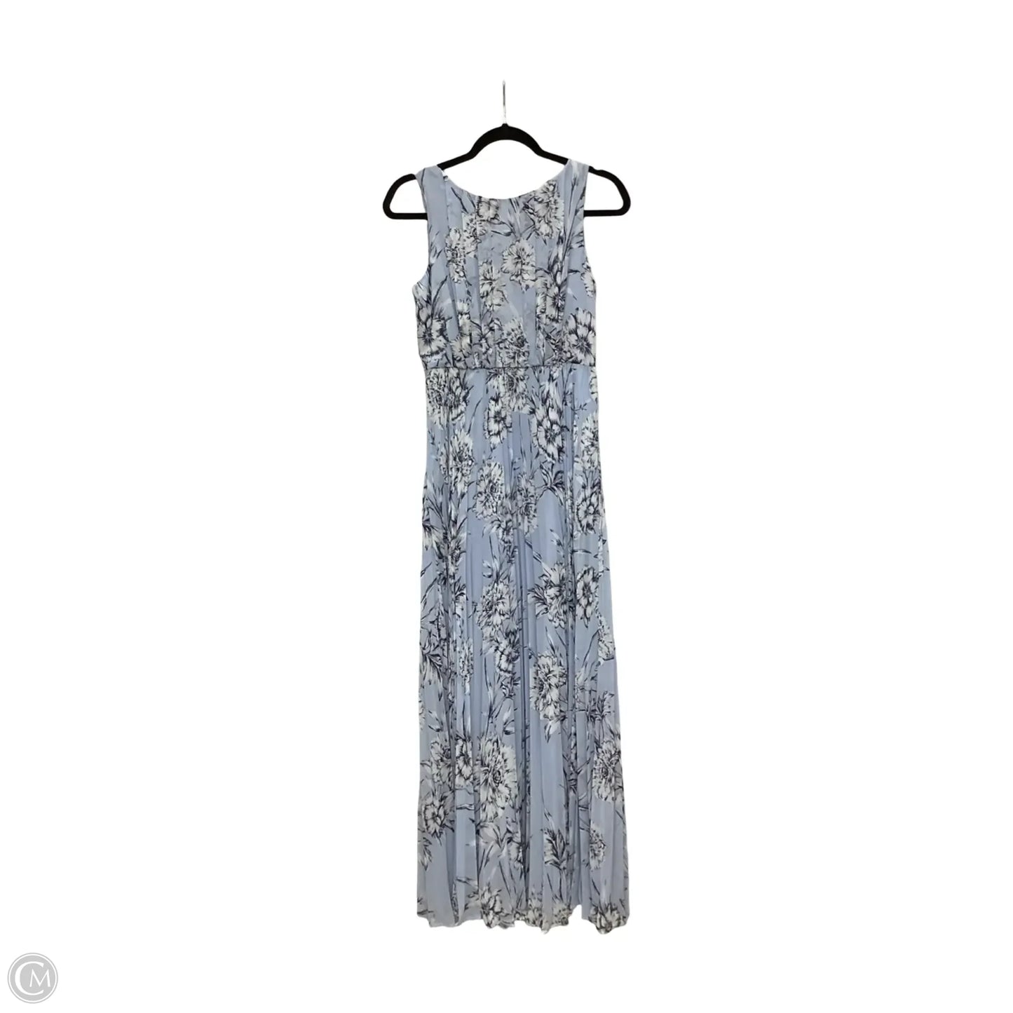 Dress Casual Maxi By Eliza J In Blue & White, Size: 0