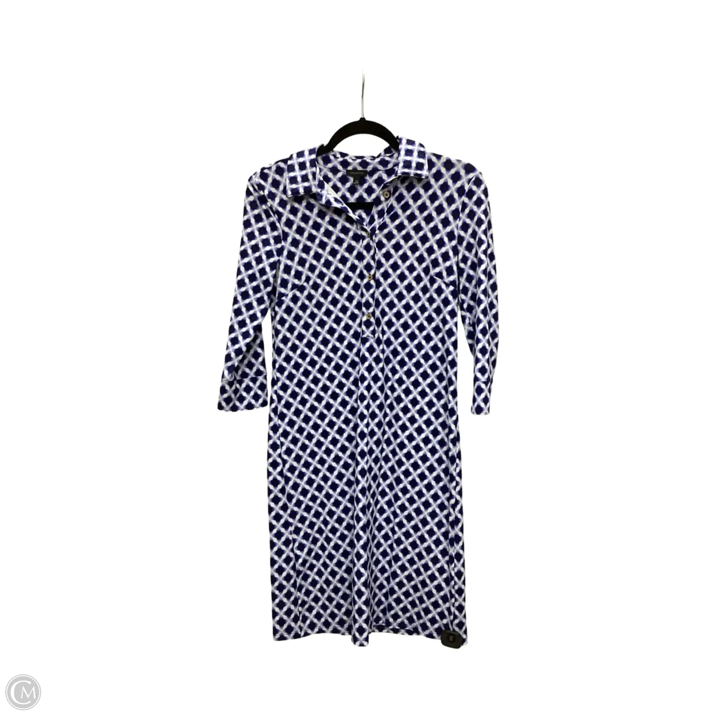 Dress Casual Short By Talbots In Geometric Pattern, Size: Xs