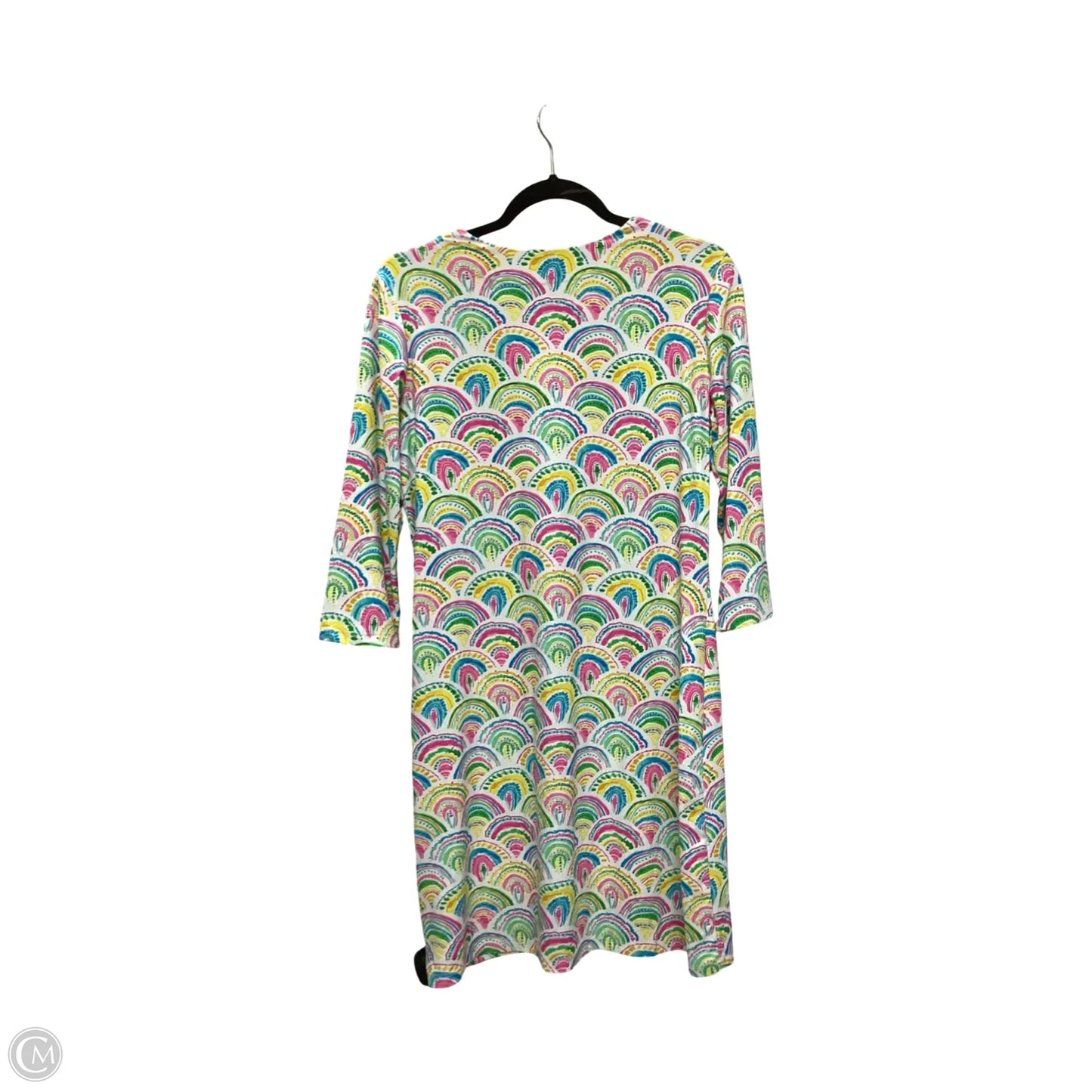 Dress Casual Short By BARBARA ERIKSON In Rainbow Print, Size: M