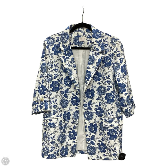Blazer By Fate In Blue & White, Size: S