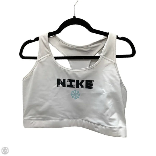 Athletic Bra By Nike In White, Size: 3x