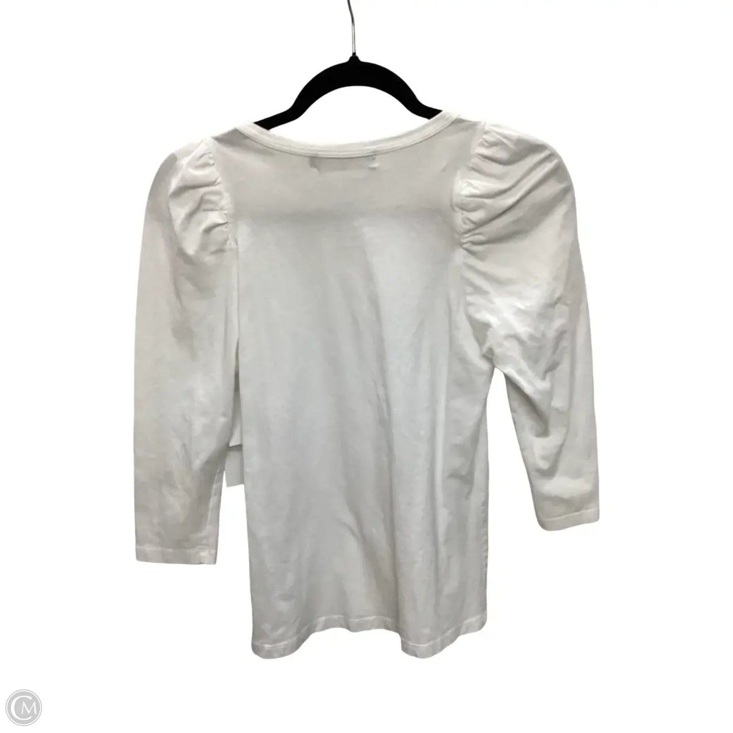 Top 3/4 Sleeve Basic By Pomander Place In White, Size: Xs