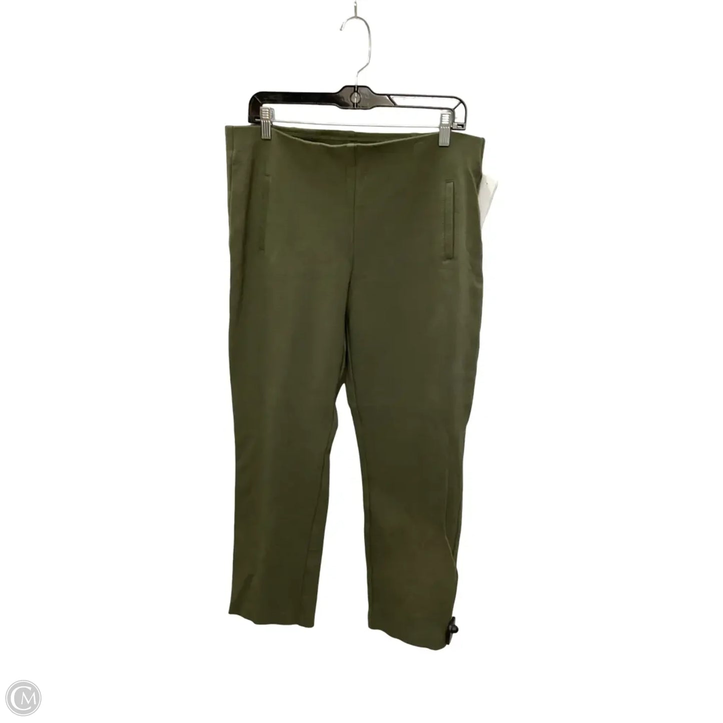 Pants Leggings By Chicos In Green, Size: 2