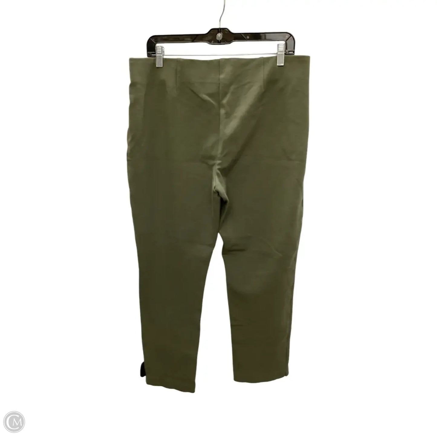 Pants Leggings By Chicos In Green, Size: 2