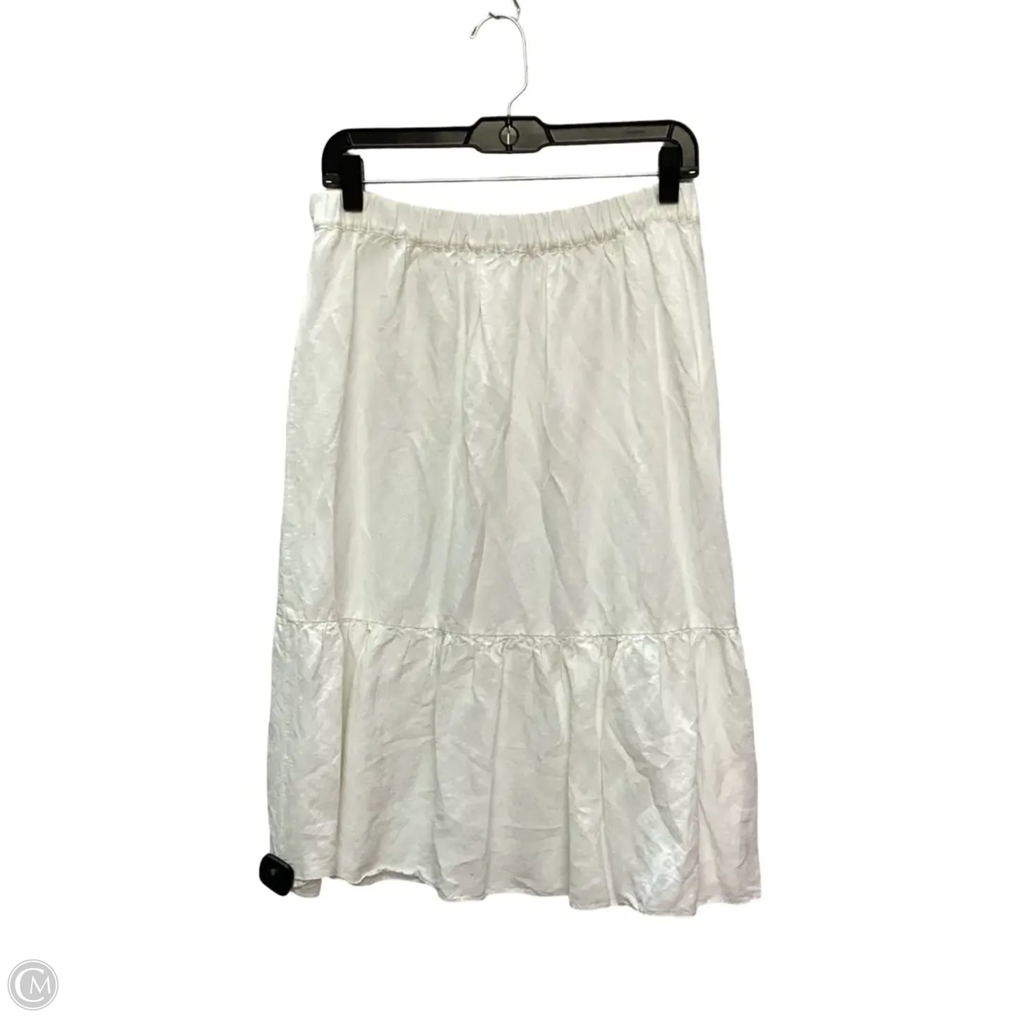 Skirt Midi By Loft In White, Size: S