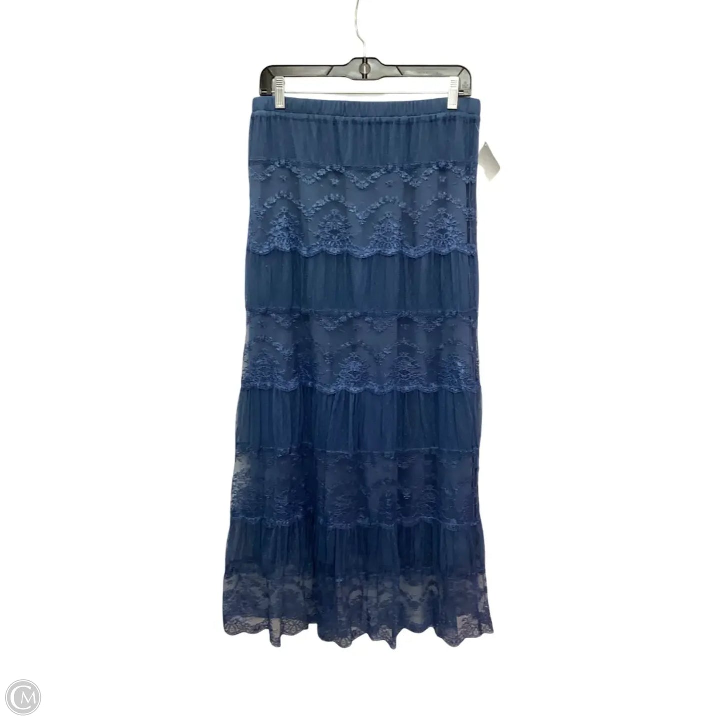 Skirt Maxi By Lapis In Blue, Size: L