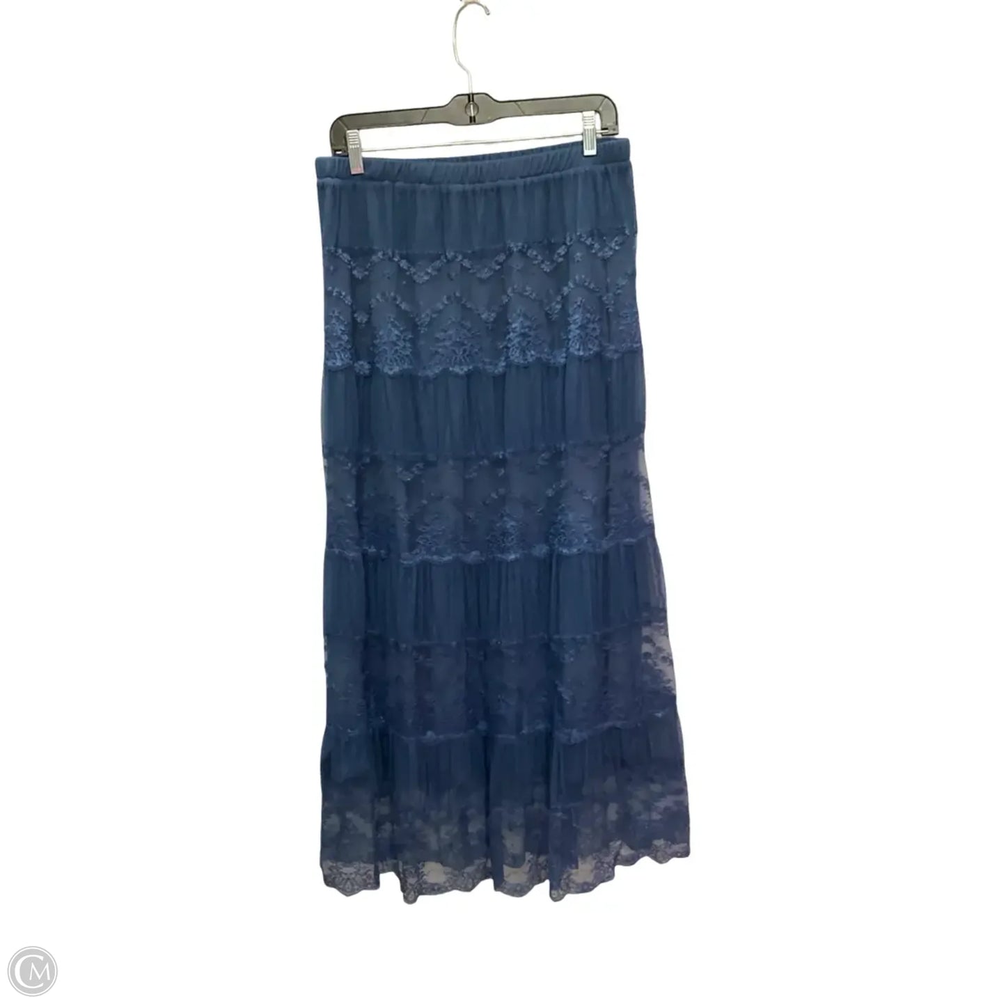Skirt Maxi By Lapis In Blue, Size: L
