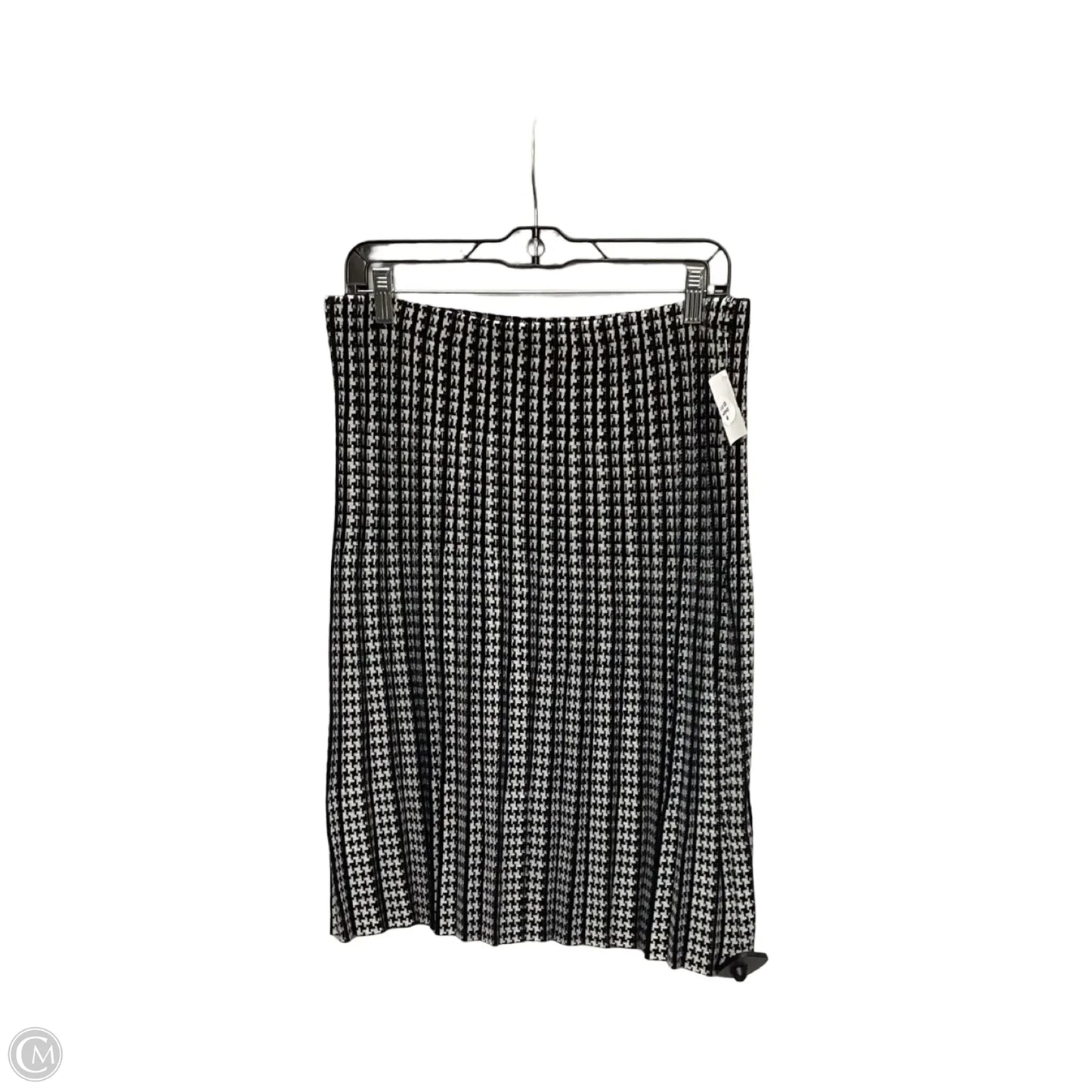 Skirt Midi By Max Studio In Black & White, Size: L
