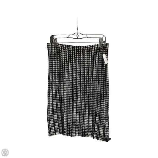 Skirt Midi By Max Studio In Black & White, Size: L