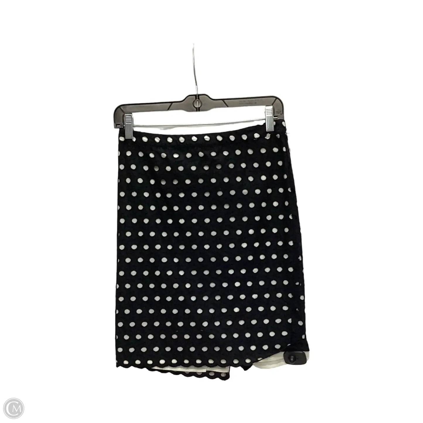 Skirt Mini & Short By Loft In Black & White, Size: 2