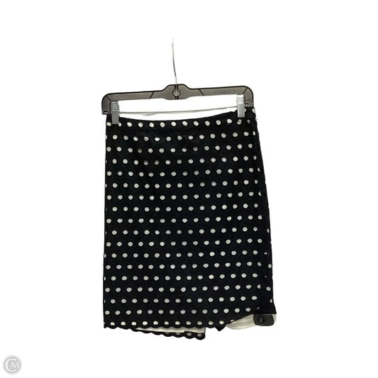 Skirt Mini & Short By Loft In Black & White, Size: 2
