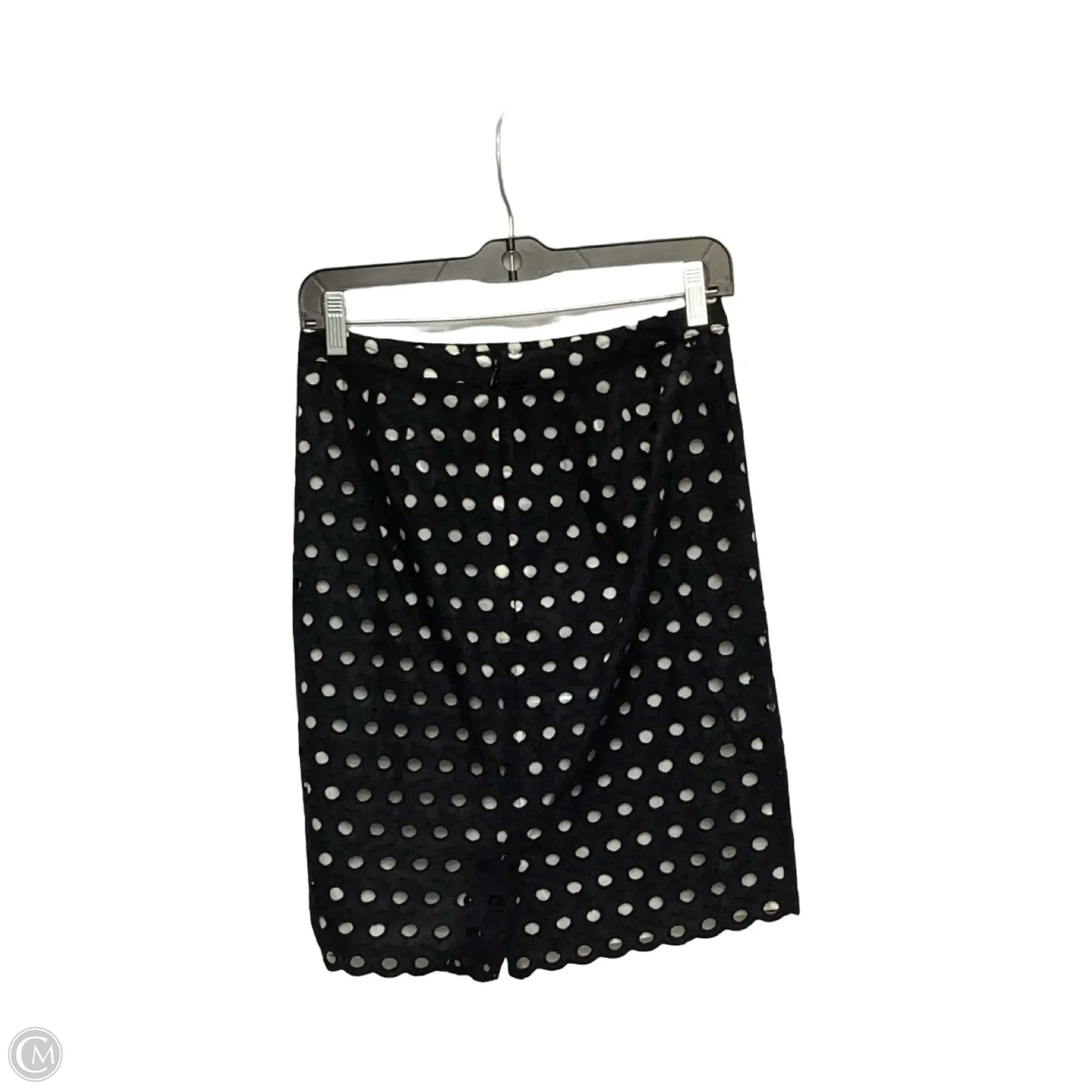 Skirt Mini & Short By Loft In Black & White, Size: 2