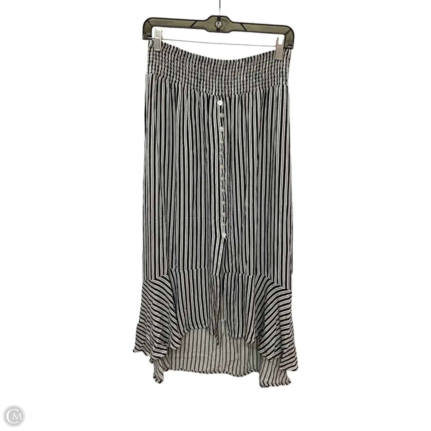 Skirt Midi By Pink Laundry In Striped Pattern, Size: M