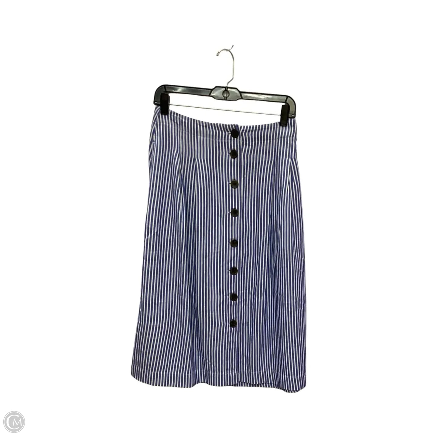 Skirt Midi By Talbots In Striped Pattern, Size: 8p
