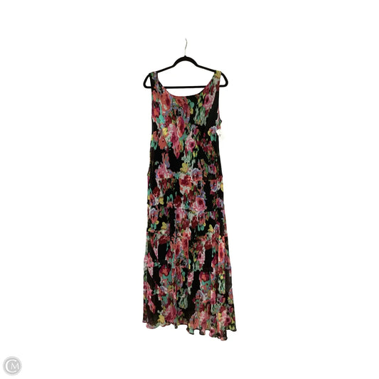 Dress Casual Maxi By Jones Studio In Floral Print, Size: Xxl