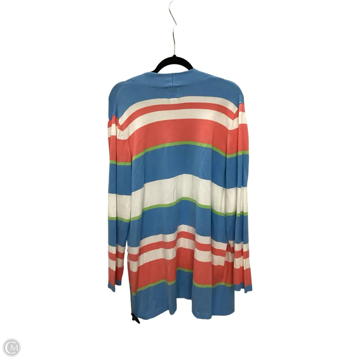 Cardigan By Ruby Rd In Striped Pattern, Size: Xl