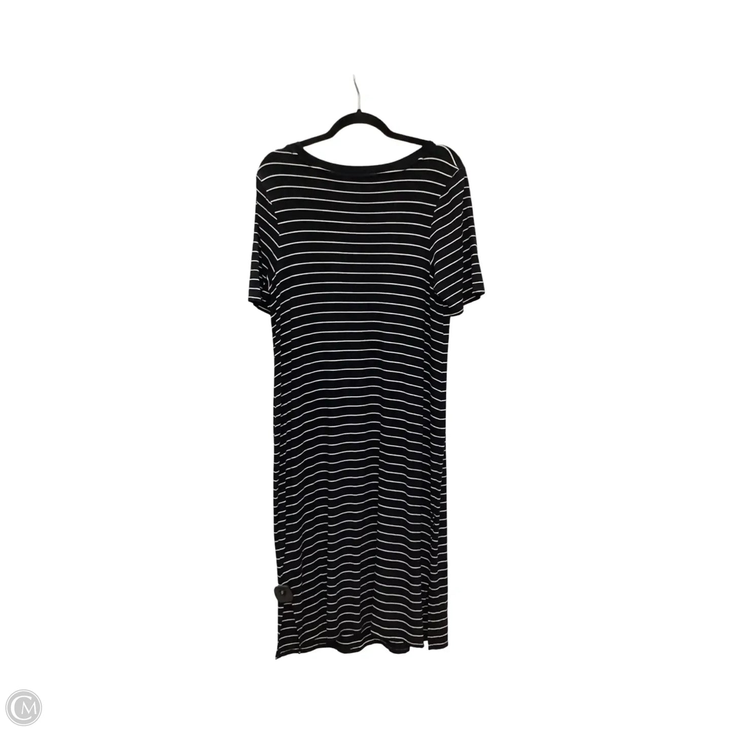 Dress Casual Midi By Ava & Viv In Striped Pattern, Size: 1x
