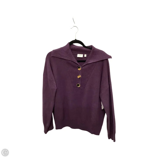 Sweater By Cyrus In Purple, Size: L