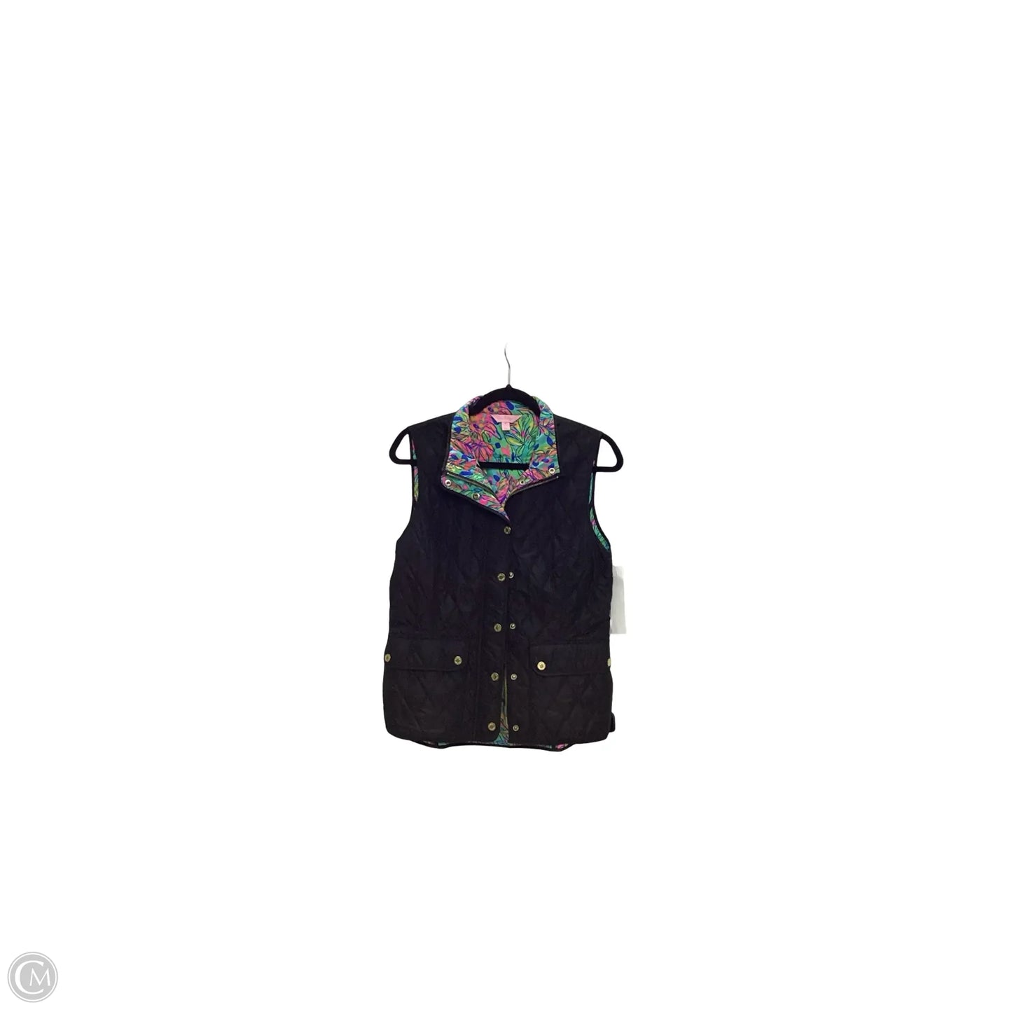 Vest Designer By Lilly Pulitzer In Black, Size: M