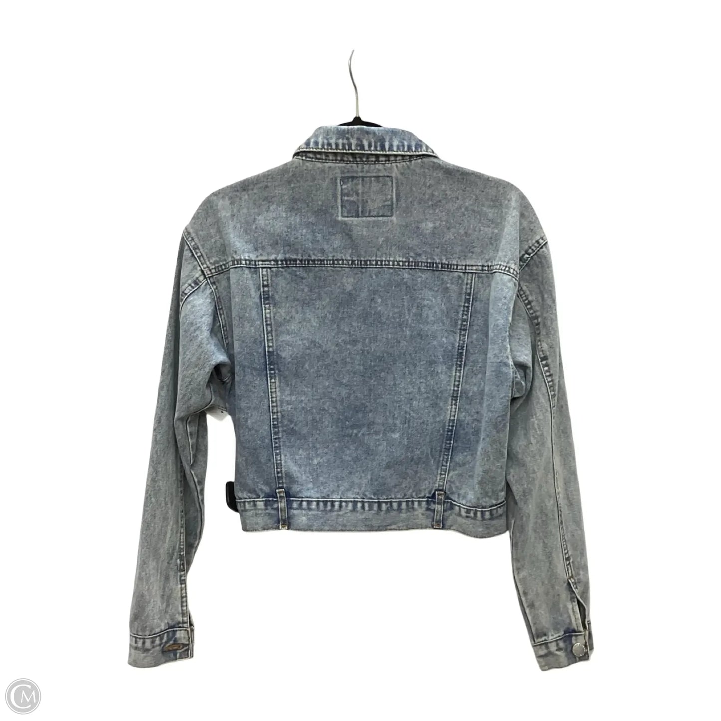 Jacket Denim By Ci Sono In Blue Denim, Size: M