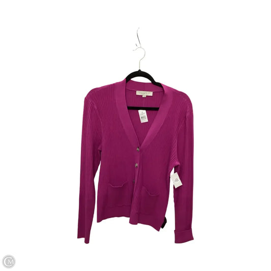 Cardigan By Loft In Pink, Size: L