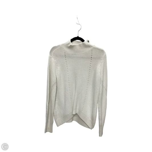 Sweater By White House Black Market In White, Size: L