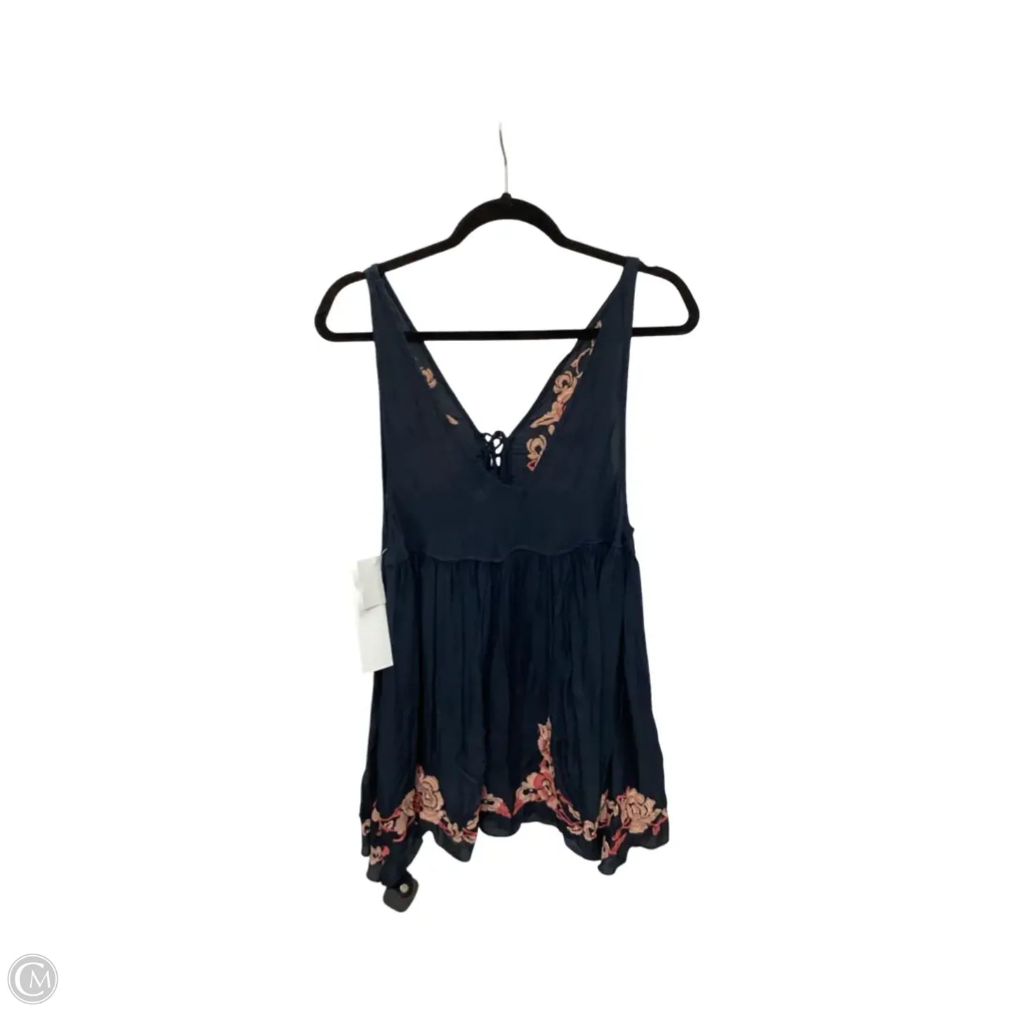 Blouse Sleeveless By Free People In Navy, Size: Xs