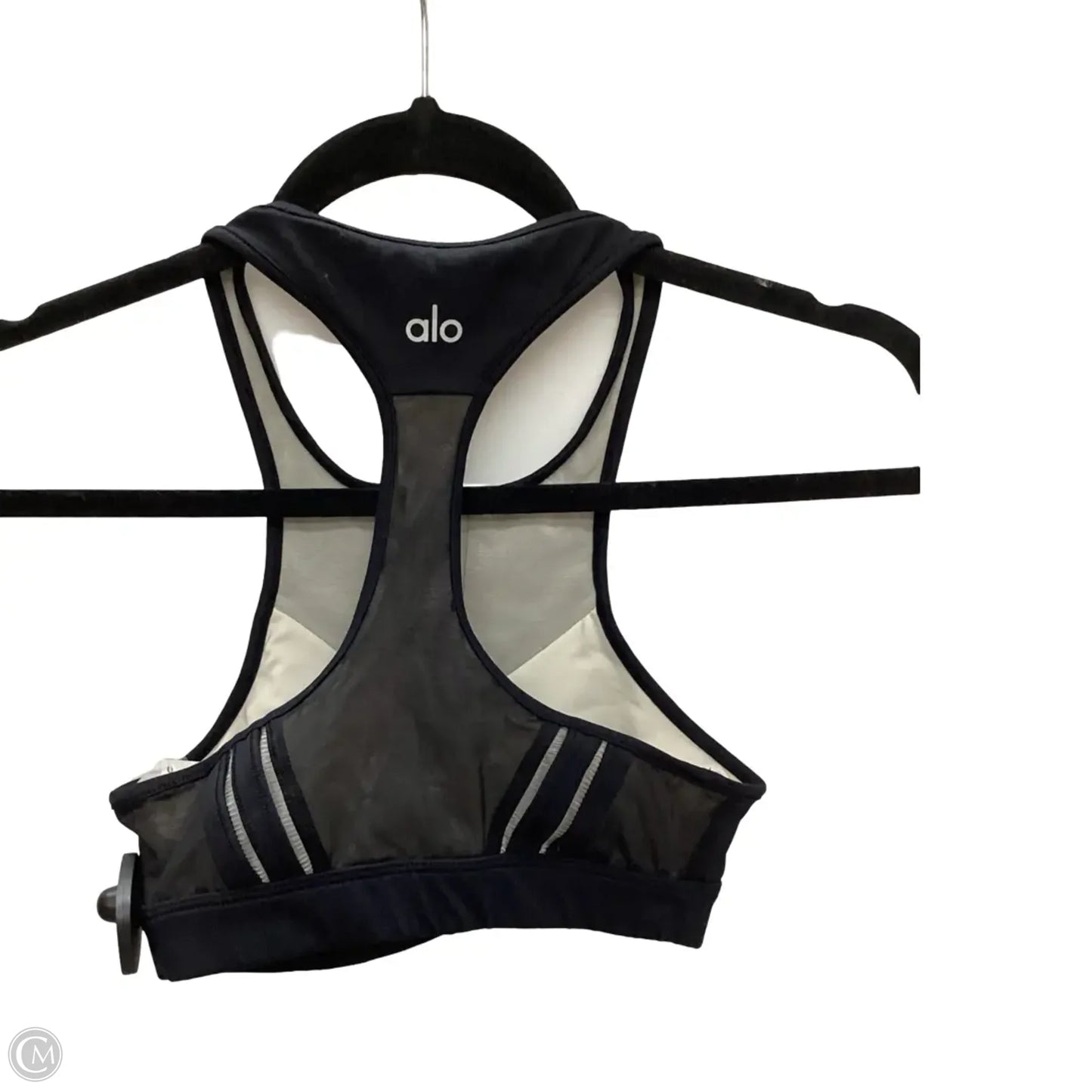 Athletic Bra By Alo In Black, Size: Xs