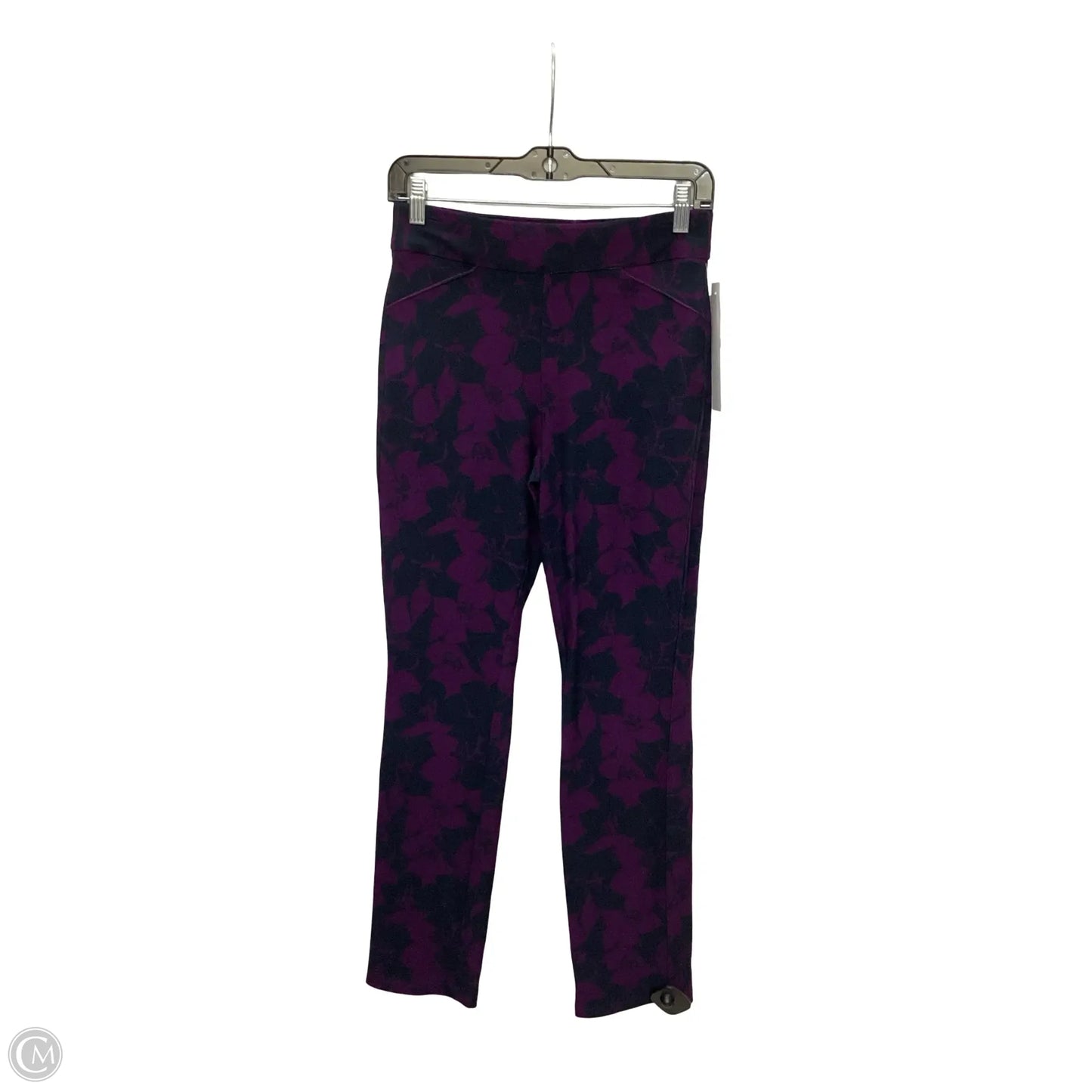 Pants Cropped By Chicos In Floral Print, Size: 0
