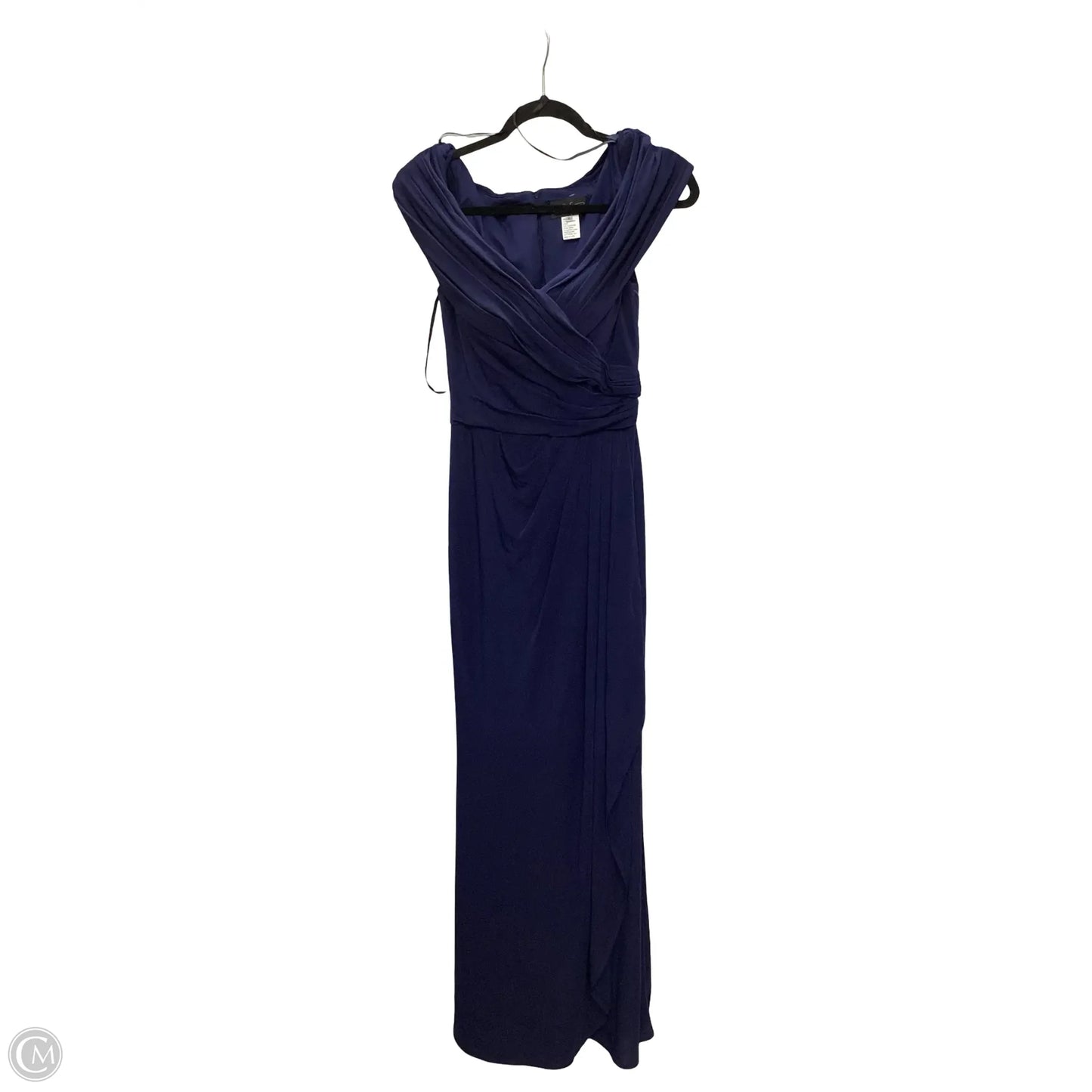Dress Party Long By LA FEMME In Navy, Size: S