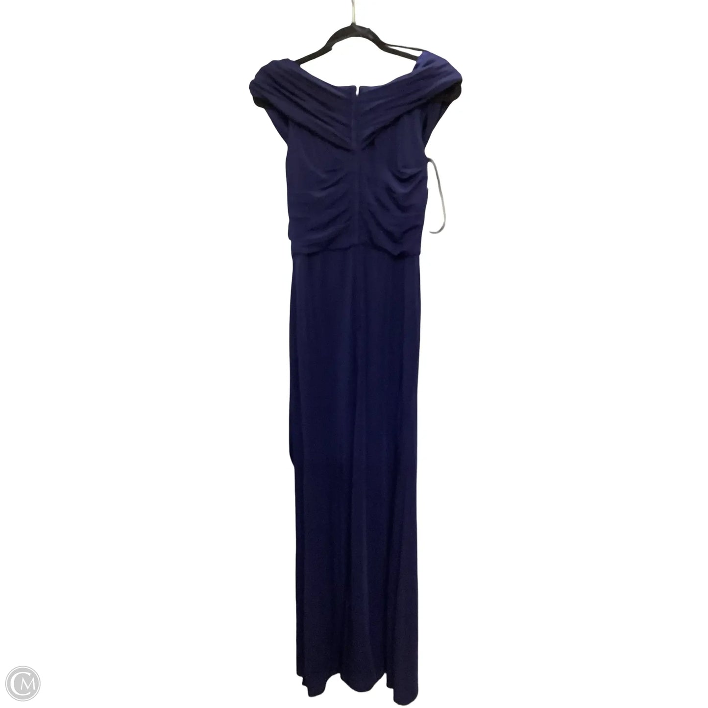 Dress Party Long By LA FEMME In Navy, Size: S