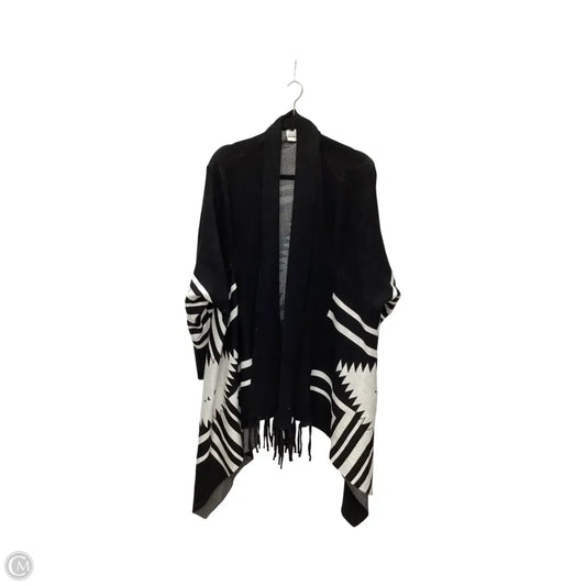 Cardigan By NORTHERN ANGEL In Black & White, Size: 2x
