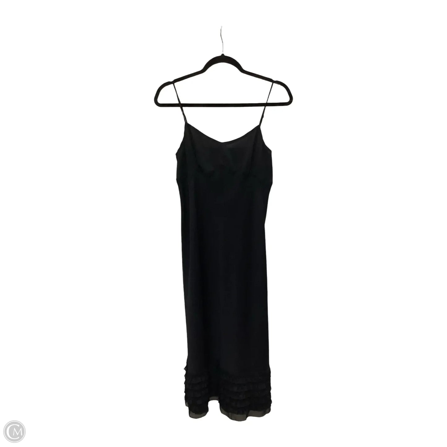 Dress Casual Midi By Loft In Black, Size: 4