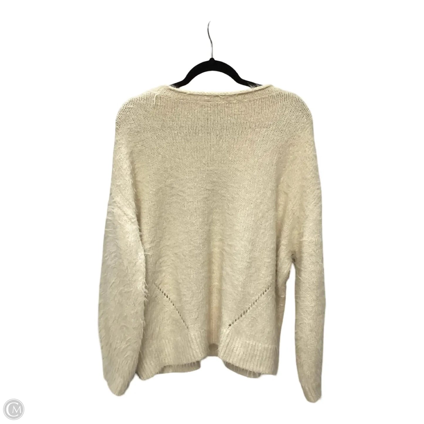 Sweater By Anthropologie In Cream, Size: M