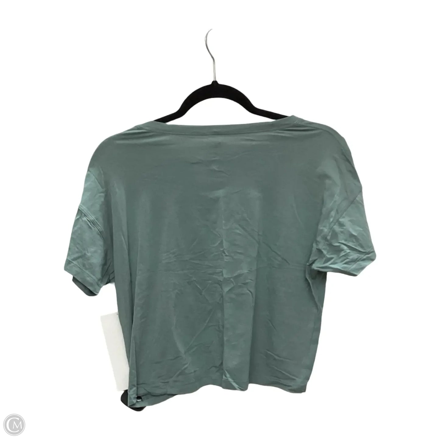 Athletic Top Short Sleeve By Lululemon In Teal, Size: 6