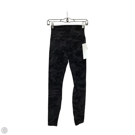 Athletic Leggings By Lululemon In Camouflage Print, Size: 4