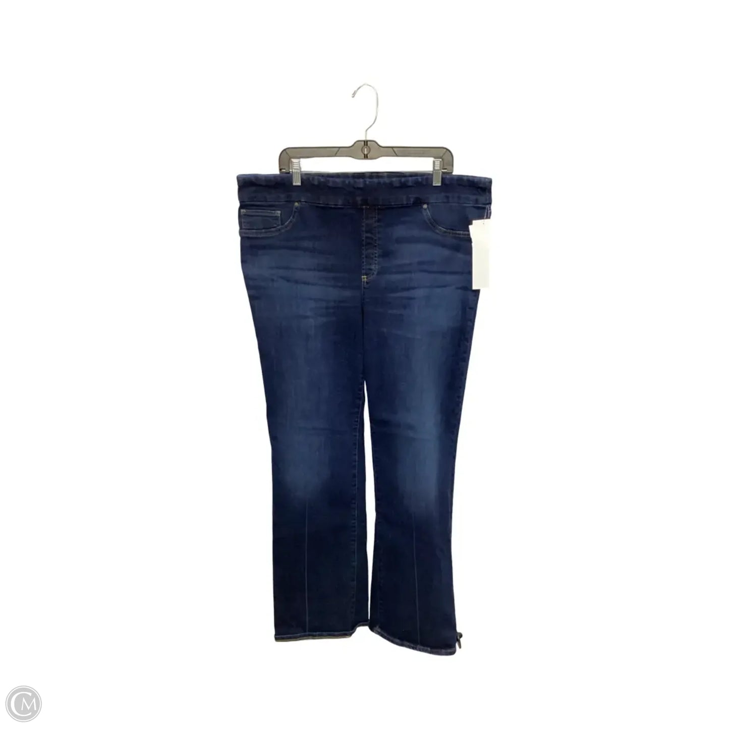 Jeans Boot Cut By Chicos In Blue Denim, Size: Xl