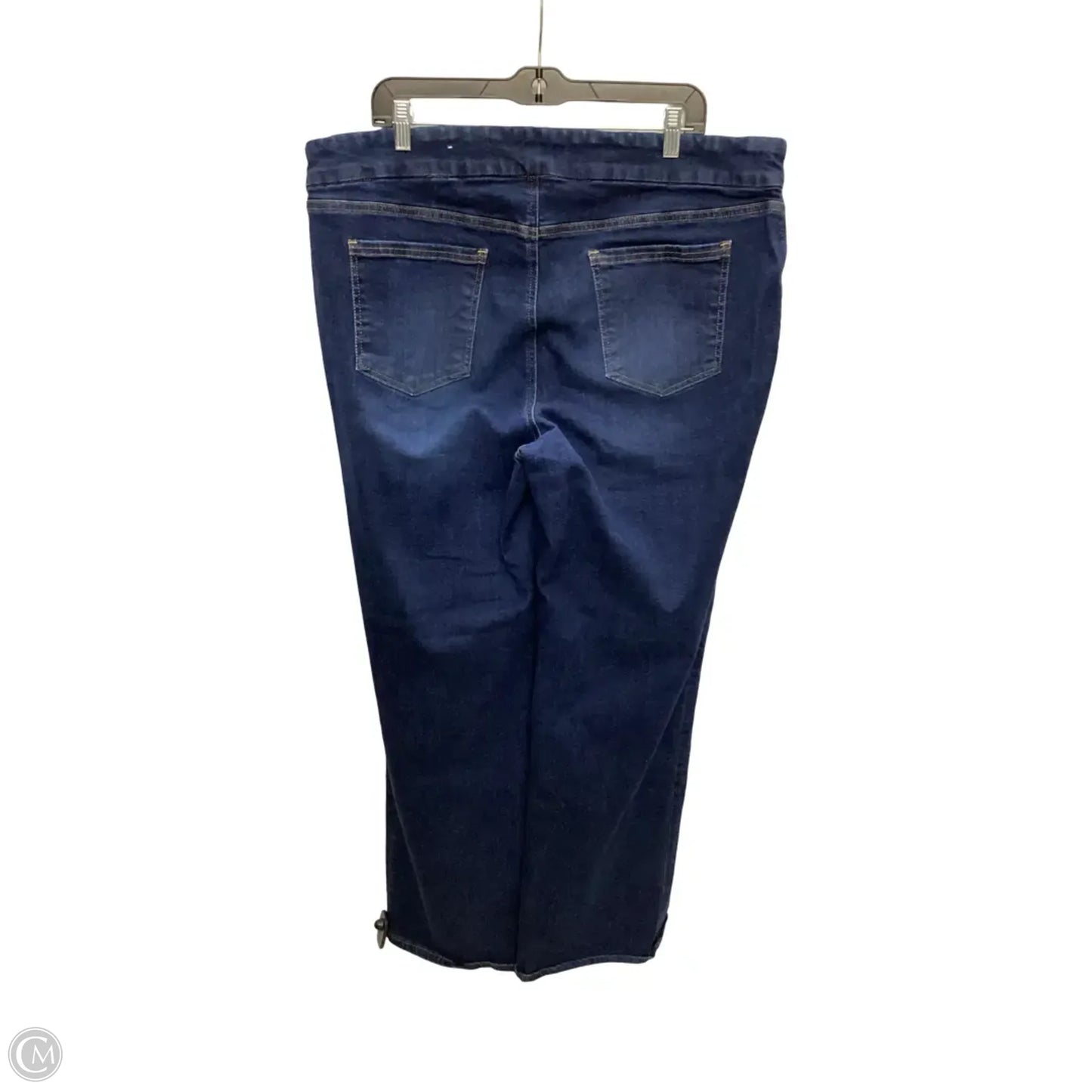 Jeans Boot Cut By Chicos In Blue Denim, Size: Xl