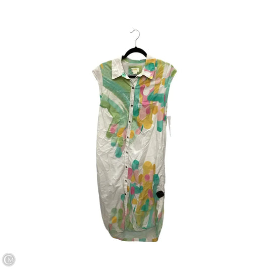 Dress Casual Midi By Maeve In Multi-colored, Size: M