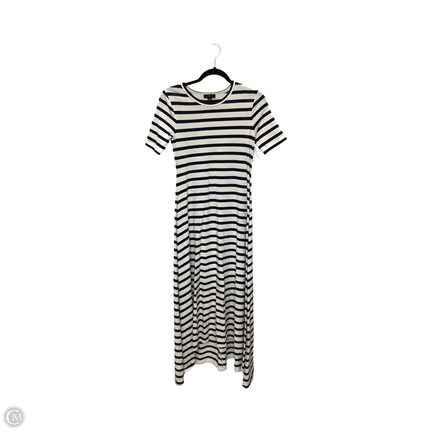 Dress Casual Midi By J. Crew In Striped Pattern, Size: Sp