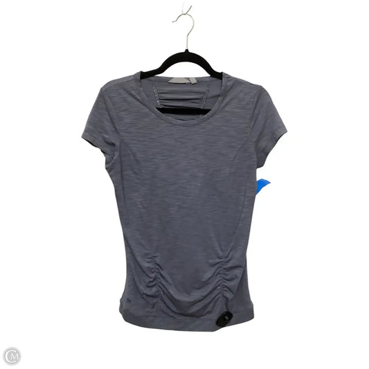 Athletic Top Short Sleeve By Athleta In Grey, Size: Xs