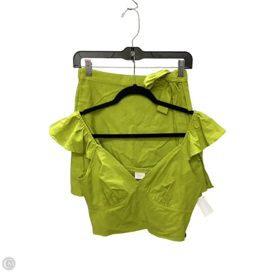 Skirt Set 2pc By A New Day In Green, Size: S