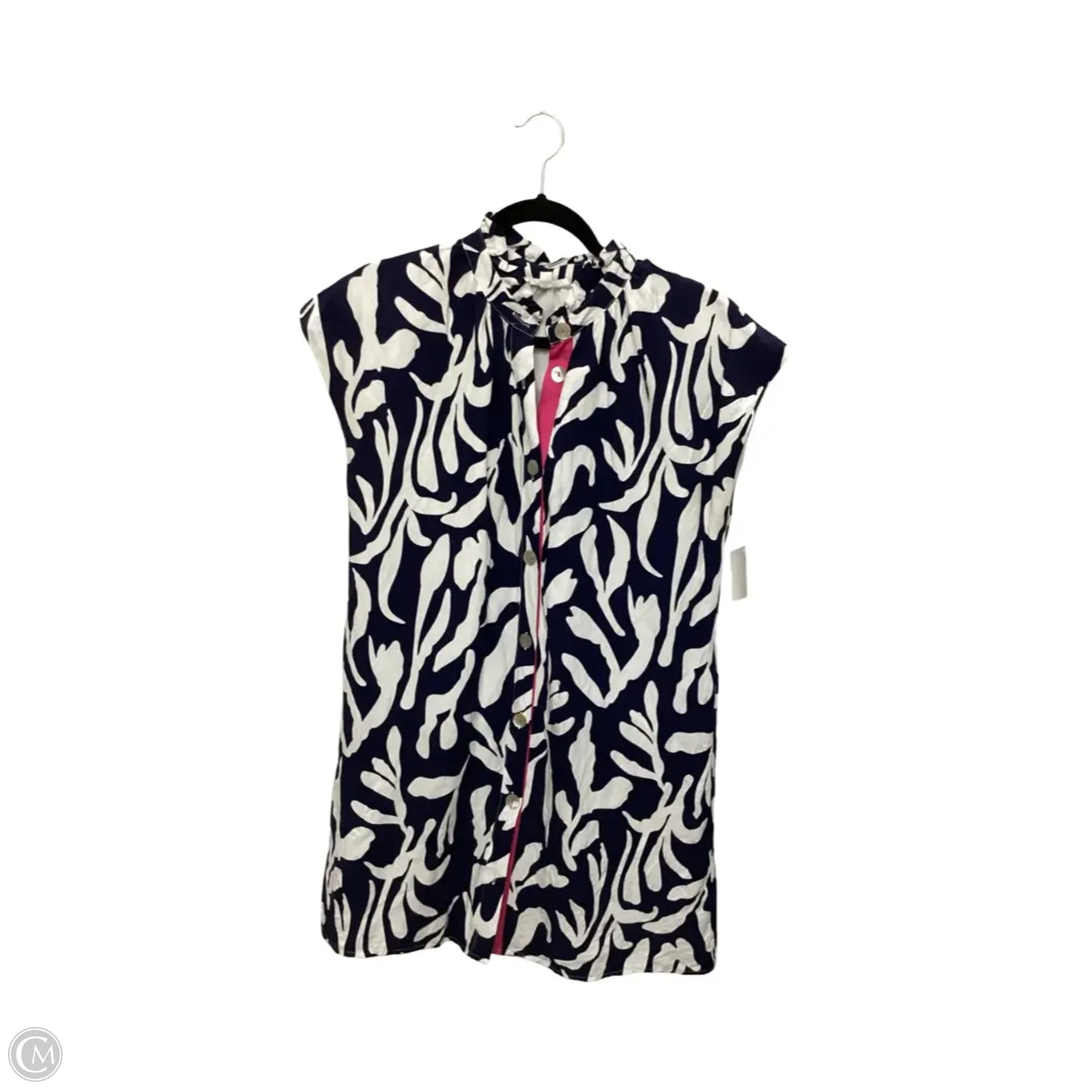 Dress Casual Short By Thml In Blue & White, Size: S